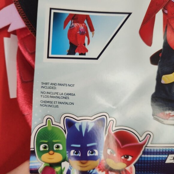 PJ Masks Red Eagle Owl Costume Toddler Girls Boys One Size Fits Most 3D Foam NEW - Picture 3 of 12